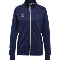hummel Move Grid Cotton Zip Trainingsjacke Damen - marine