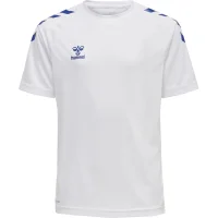 hummel Hmlcore Xk Core Poly Tee S/S Kinder - white/true blue
