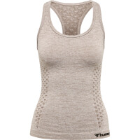 hummel Hmlci Seamless Top Damen - driftwood melange