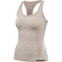 hummel Hmlci Seamless Top Damen - driftwood melange