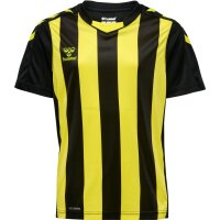 hummel Core XK Striped Trikot Kinder - black/blazing yellow