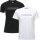 hummel Hmlte Callum 2-Pack Cotton T-Shirt Herren - black/white grey