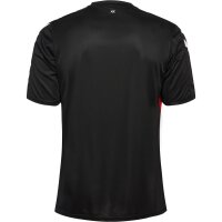 hummel hmlCore XK Striped Trikot kurzarm Herren - black/true red