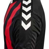 hummel hmlCore XK Striped Trikot kurzarm Herren - black/true red