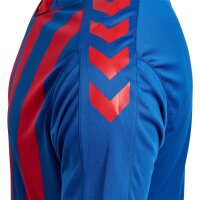 hummel Core XK Striped Trikot kurzarm Herren - true blue/true red