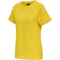 hummel Hmlred Heavy T-Shirt S/S Damen - empire yellow