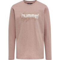 hummel Hmlasta T-Shirt L/S Mädchen - woodrose