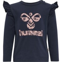 hummel Hmlartemis T-Shirt L/S Mädchen - black iris