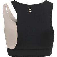 hummel Hmlmt Riga Sports Bra Damen - black/chateau grey