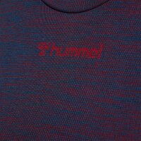 hummel Hmlmt Aly Seamless T-Shirt L/S Damen - insignia blue/cabernet melange