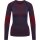 hummel Hmlmt Aly Seamless T-Shirt L/S Damen - insignia blue/cabernet melange
