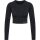hummel Hmlmt Pi Seamless Crop T-Shirt L/S Damen - black