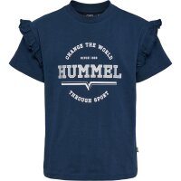 hummel Hmlviolet T-Shirt S/S Mädchen - dress blues