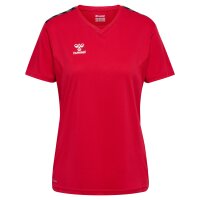 hummel Authentic PL Trikot Kurzarm Damen - true red