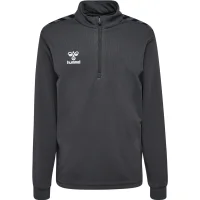 hummel Hmlauthentic Half Zip Sweat Kinder - asphalt