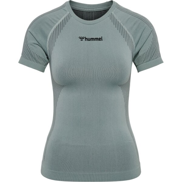 hummel Hmlmt Shaping Seamless T-Shirt Damen - chinois green