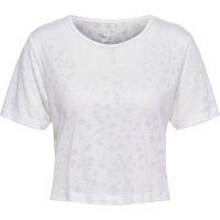 hummel Hmlmt Iris Burnout Crop T-Shirt Damen - white