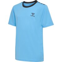hummel Hmlstaltic Poly Trikot S/S Kids - Kinder - baltic sea
