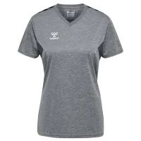 hummel Authentic PL Trikot Kurzarm Damen - grey melange