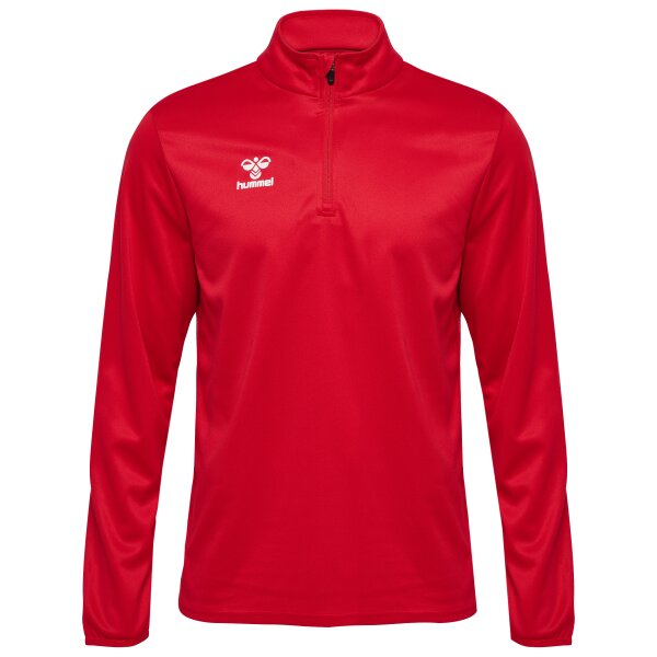 hummel Essential Half-Zip Trainingsjacke Unisex - true red