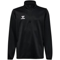 hummel Hmlessential Half-Zip Trainingsjacke Kinder - black