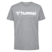 hummel Hmlgo 2.0 Logo T-Shirt S/S Herren - grey melange