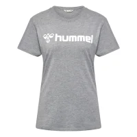 hummel Hmlgo 2.0 Logo T-Shirt S/S Damen - grey melange