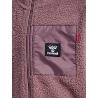 hummel Hmlatlas Fleece Zip Trainingsjacke Mädchen - twilight mauve