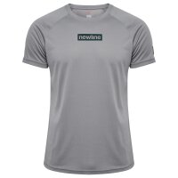 hummel Nwlcharge Mesh T-Shirt Herren - sharkskin