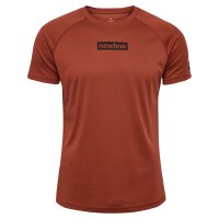 hummel Nwlcharge Mesh T-Shirt Herren - burnt henna