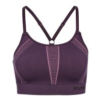 hummel Hmlmt Power Seamless Sports Bra Damen - plum perfect
