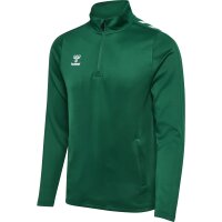 hummel hmlCORE XK Half Zip Poly Sweatshirt Unisex - evergreen