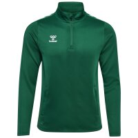 hummel hmlCORE XK Half Zip Poly Sweatshirt Unisex - evergreen