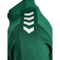hummel hmlCORE XK Half Zip Poly Sweatshirt Unisex - evergreen