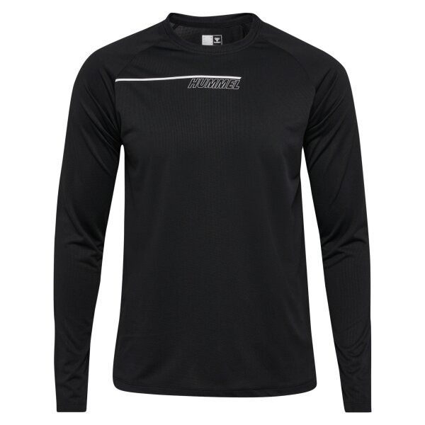 hummel Hmlcourt Light Weight T-Shirt L/S Herren - black