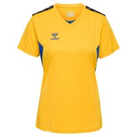 hummel Authentic PL Trikot Kurzarm Damen - sports yellow/true blue