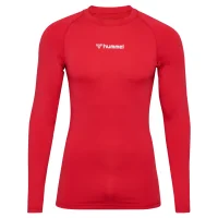 hummel Hmlbl Performance Tee L/S Herren - true red