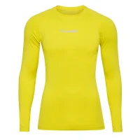 hummel Hmlbl Performance Tee L/S Herren - blazing yellow