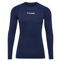 hummel Hmlbl Performance Tee L/S Herren - marine