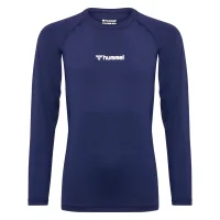 hummel Hmlbl Performance Tee L/S Kinder - marine