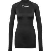 hummel Hmlbl Comfort 2.0 Mockneck Tee L/S Herren - black