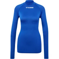 hummel Hmlbl Comfort 2.0 Mockneck Tee L/S Herren - true blue