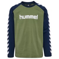 hummel Hmlboys T-Shirt L/S Jungen - olivine