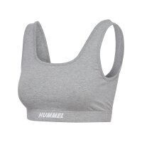hummel Hmlelemental Cotton Sports Top Damen - grey melange