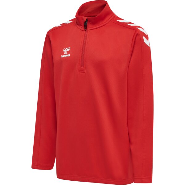 hummel Hmlcore Xk Half Zip Poly Sweat Kinder - true red - 152