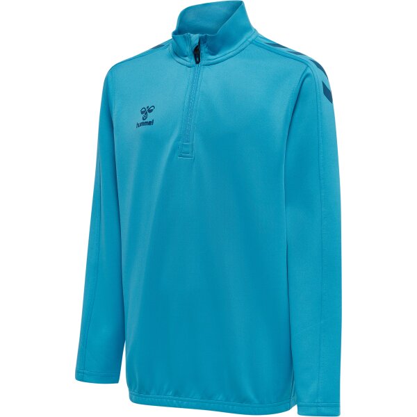 hummel Hmlcore Xk Half Zip Poly Sweat Kinder - blue danube - 164