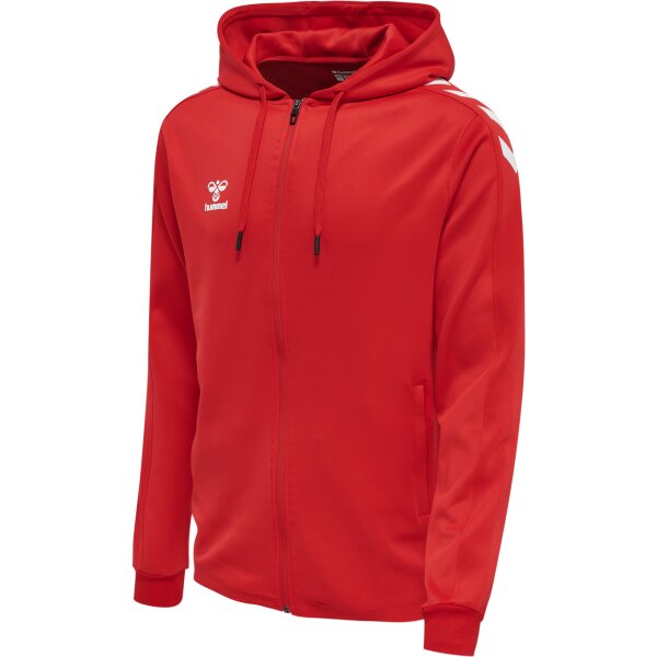 hummel Hmlcore Xk Poly Zip Hood Sweat - true red - 3XL