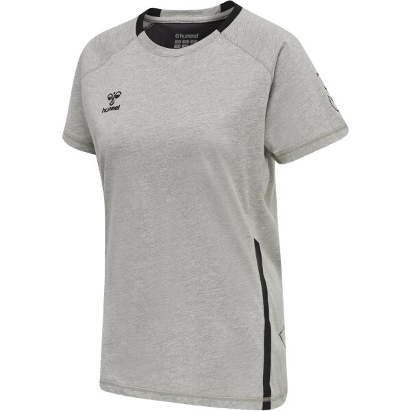 hummel Hmlcima Xk T-Shirt S/S Damen - grey melange - M