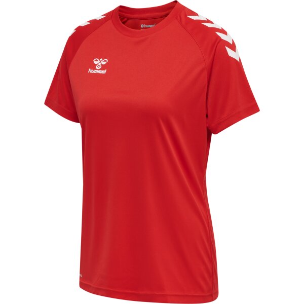 hummel Hmlcore Xk Core Poly Tee S/S Damen - true red - 2XL