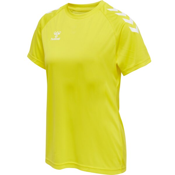 hummel Hmlcore Xk Core Poly Tee S/S Damen - blazing yellow - L